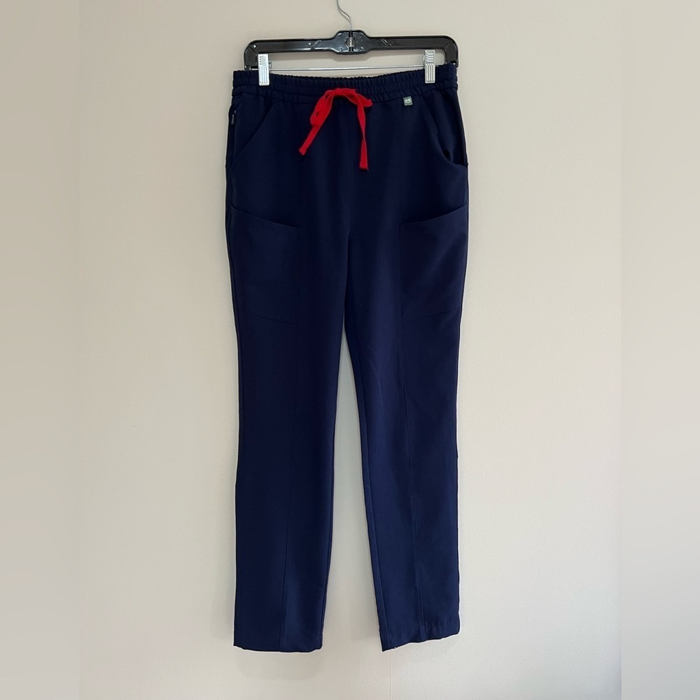 Mediclo FYSEL Kume 2.0 Versatile Cargo Straight Leg Scrub Pants Navy Blue Small - Picture 2 of 14